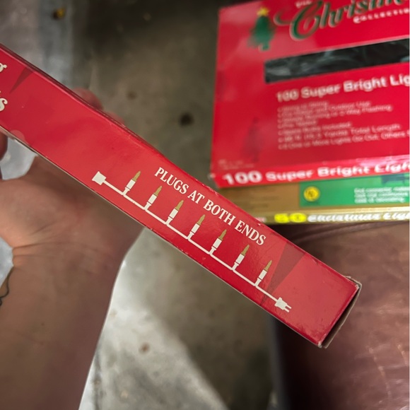 Vintage String Christmas Lights Indoor/ Outdoor 3 Separate Boxes Clear - Picture 8 of 12